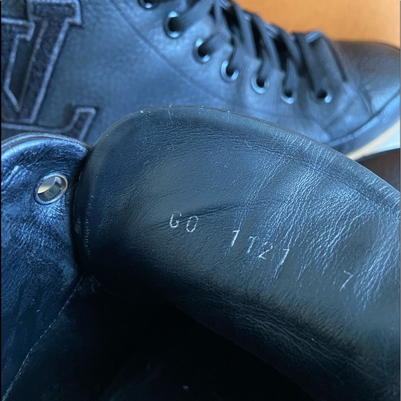 Authentic Louis Vuitton Leather Sneaker Boots sz 7 - Picture 7 of 15